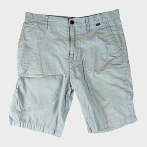 Hurley Mens Size 32 Light Blue Shorts 100% Cotton